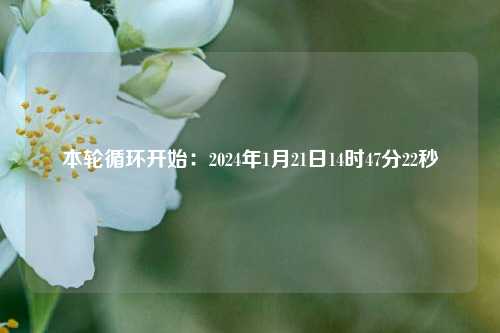 本轮循环开始：2024年1月21日14时47分22秒